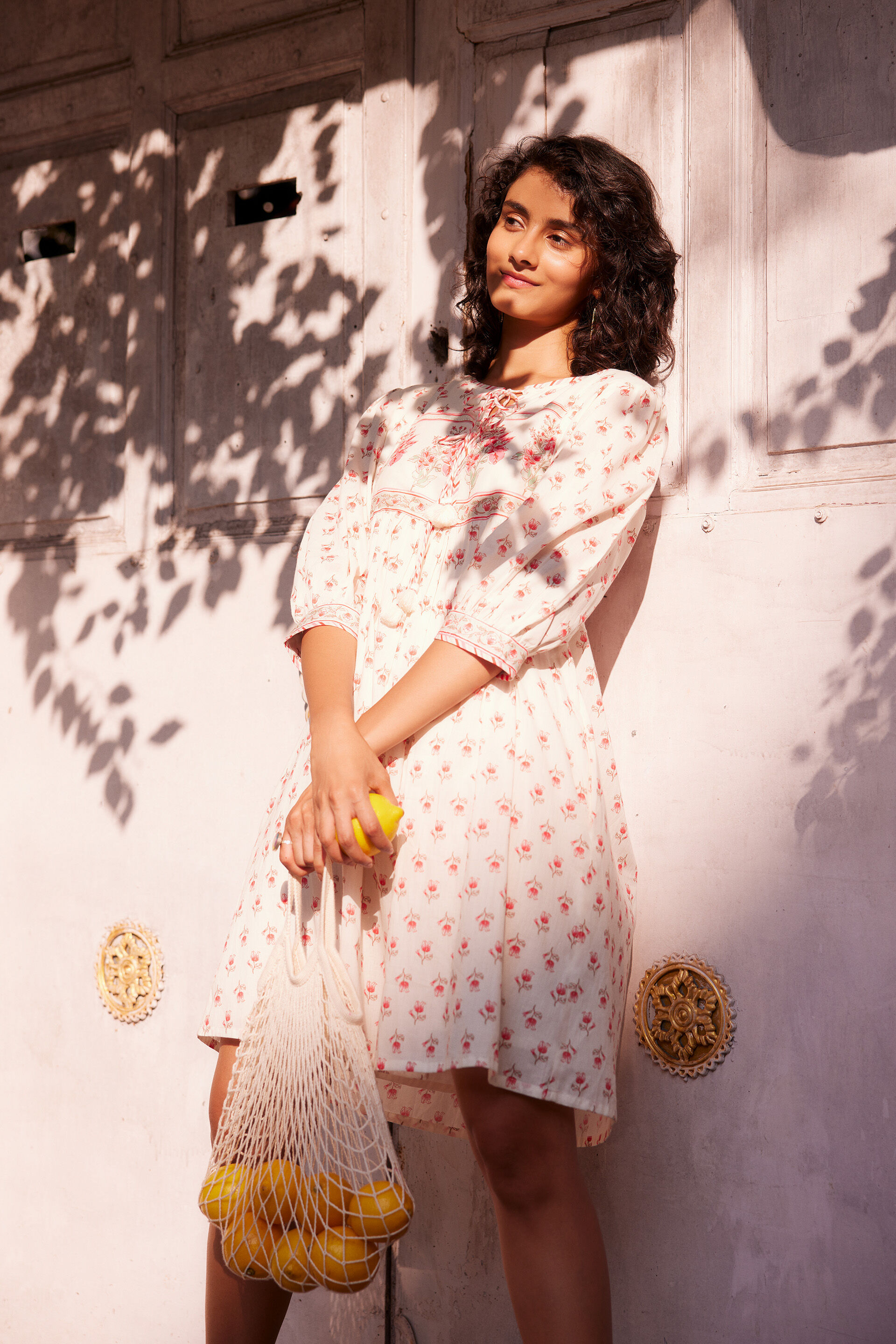 Dilruba Dress, Off White, image 4